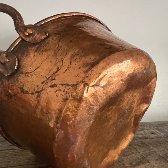 Vintage Copper Bucket with Handles - Picture 9 of 9